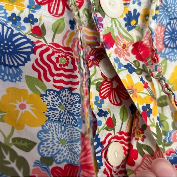 Sleepy Jones Bright Floral Printed Long Pajama Pants Size XL - Picture 7 of 10